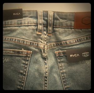 RVCA Dayley Mid Rise Skinny Jeans